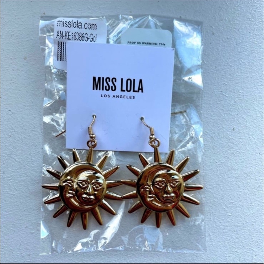 Miss Lola Gold Desert Skies Earrings